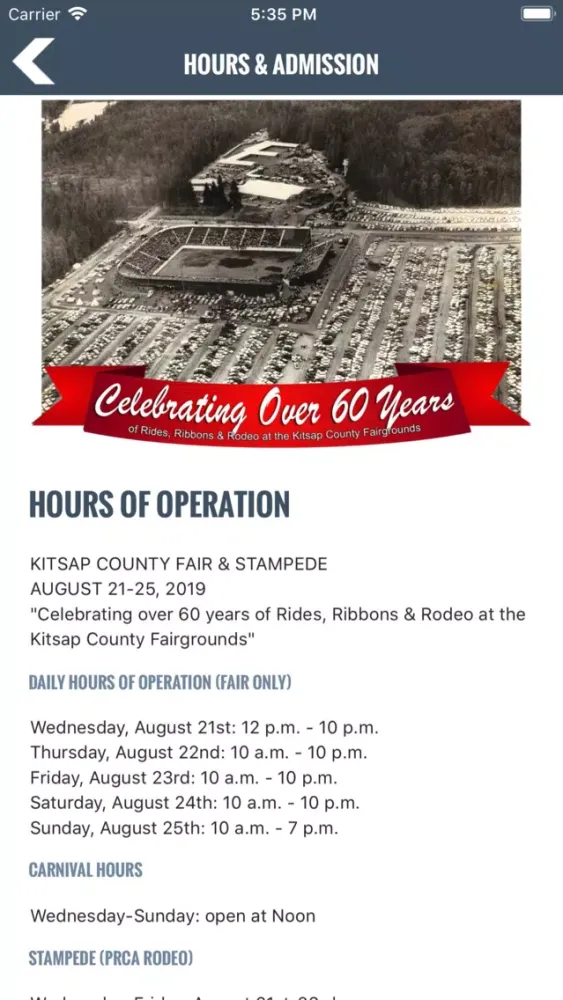 Tangkapan layar Kitsap County Fair & Stampede