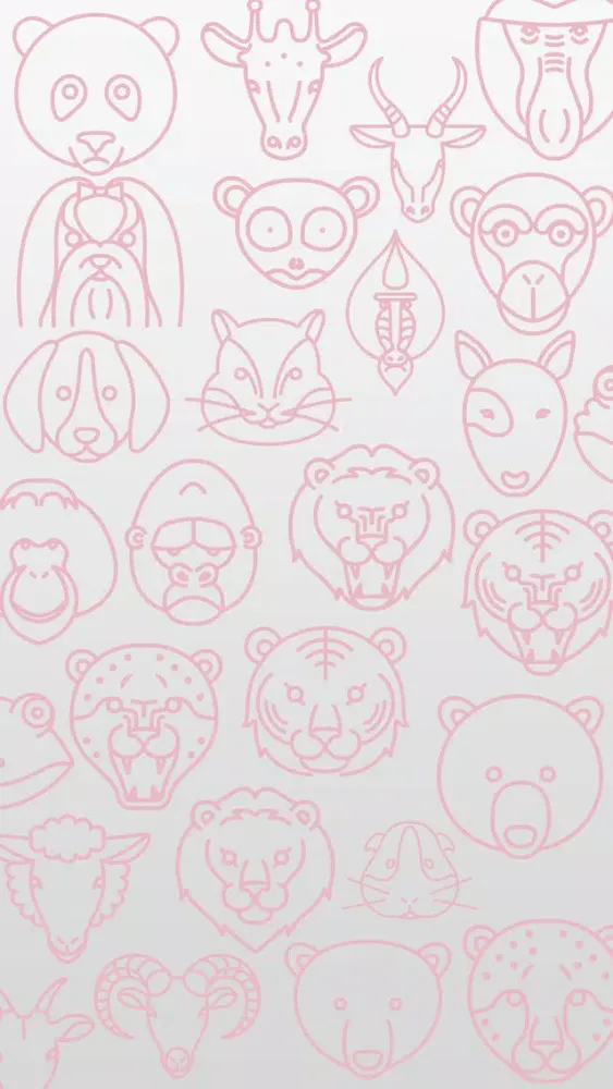 KitschArmy – RED animal emojis by Tae S Yang Screenshots