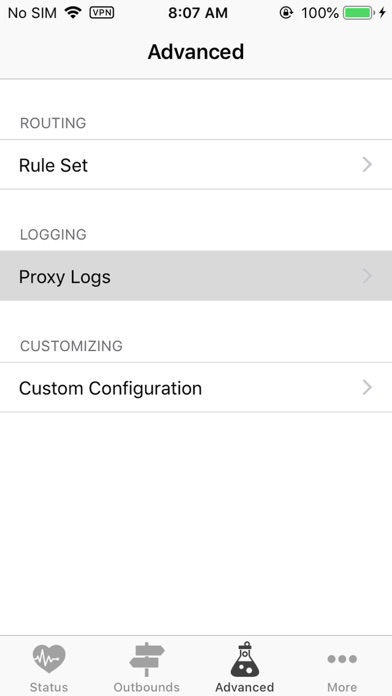 Скриншоты Kitsunebi - Proxy Utility