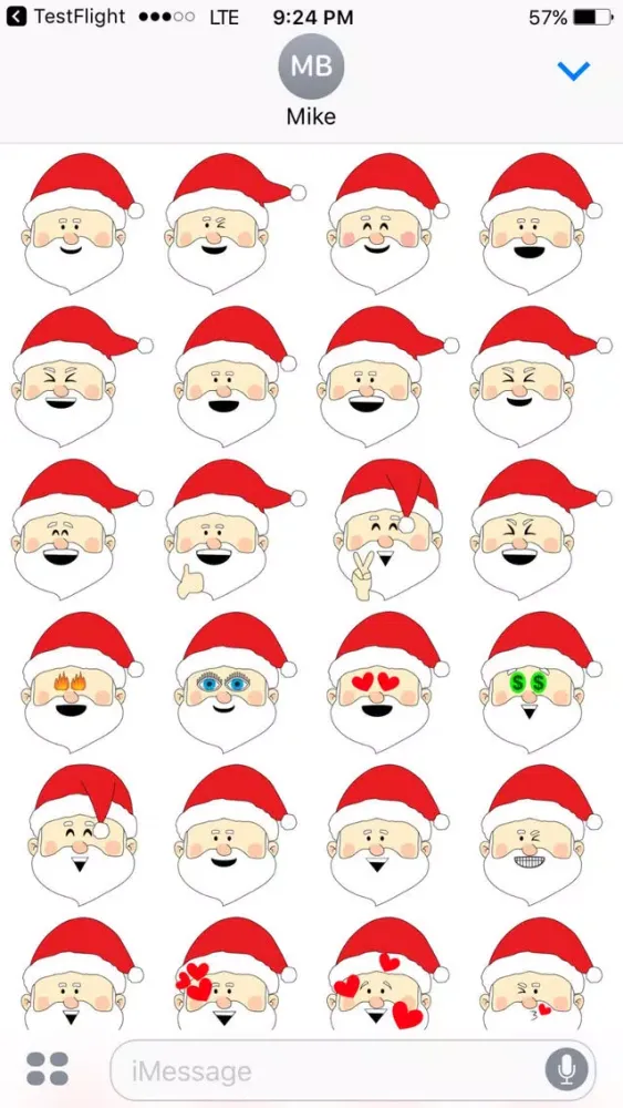 Capturas de tela do Santa, Baby