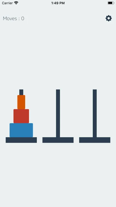 Capturas de tela do Tower of Hanoi - Simple Puzzle