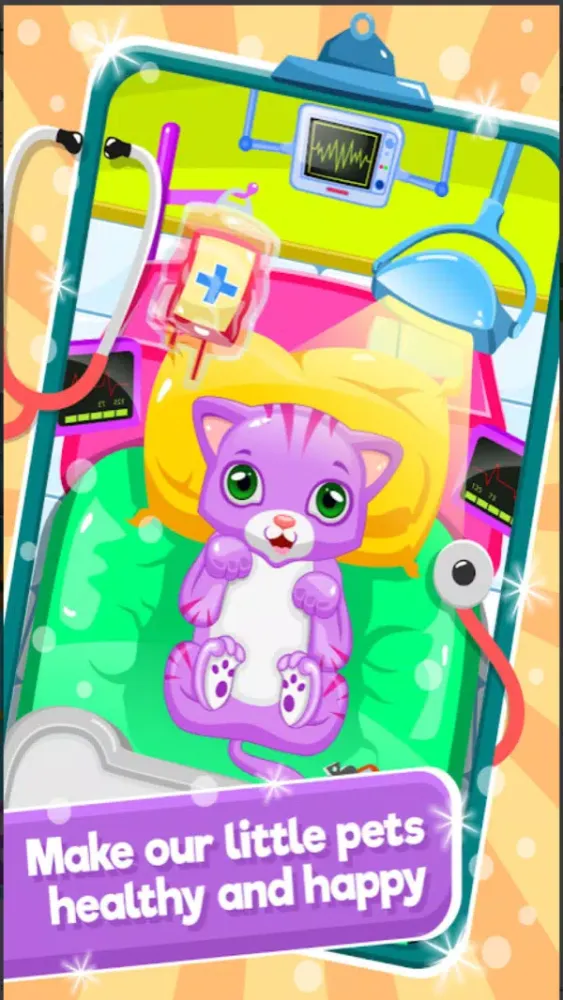 Little Cat Doctor Pet Vet Game Ekran Görüntüleri