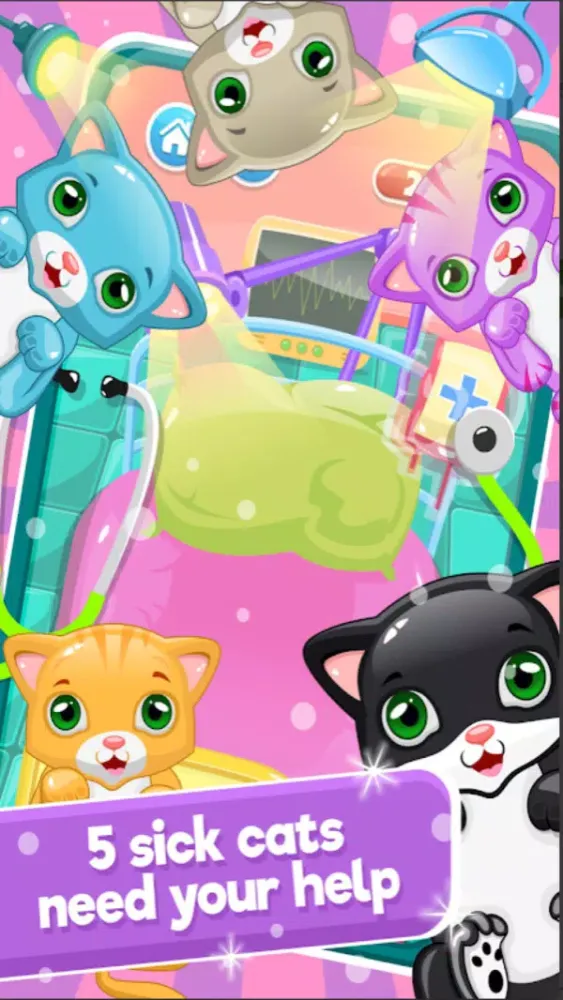 Little Cat Doctor Pet Vet Game Ekran Görüntüleri