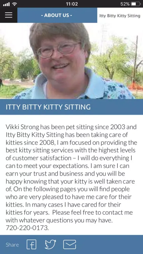 Ảnh chụp màn hình của Itty Bitty Kitty Sitting