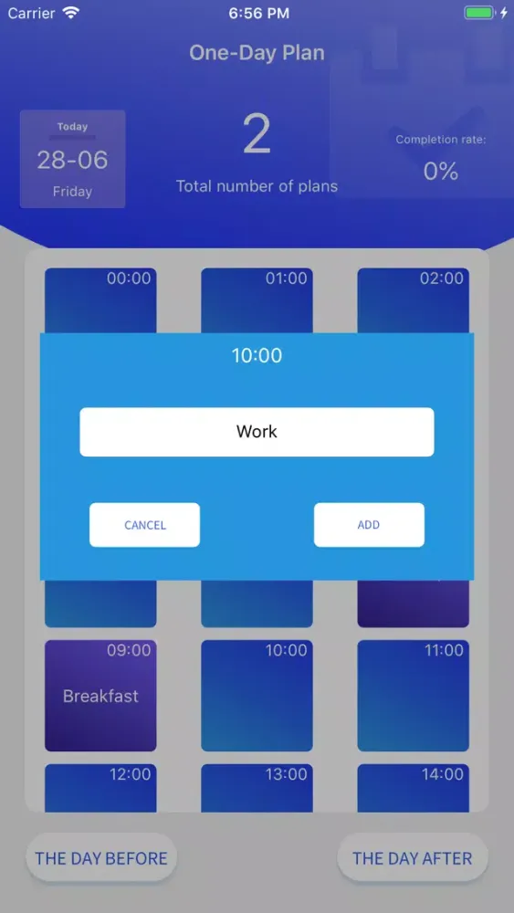 One-Day Plan-Management Time 스크린샷