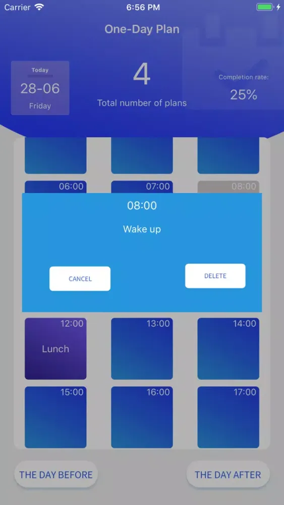 One-Day Plan-Management Time 스크린샷