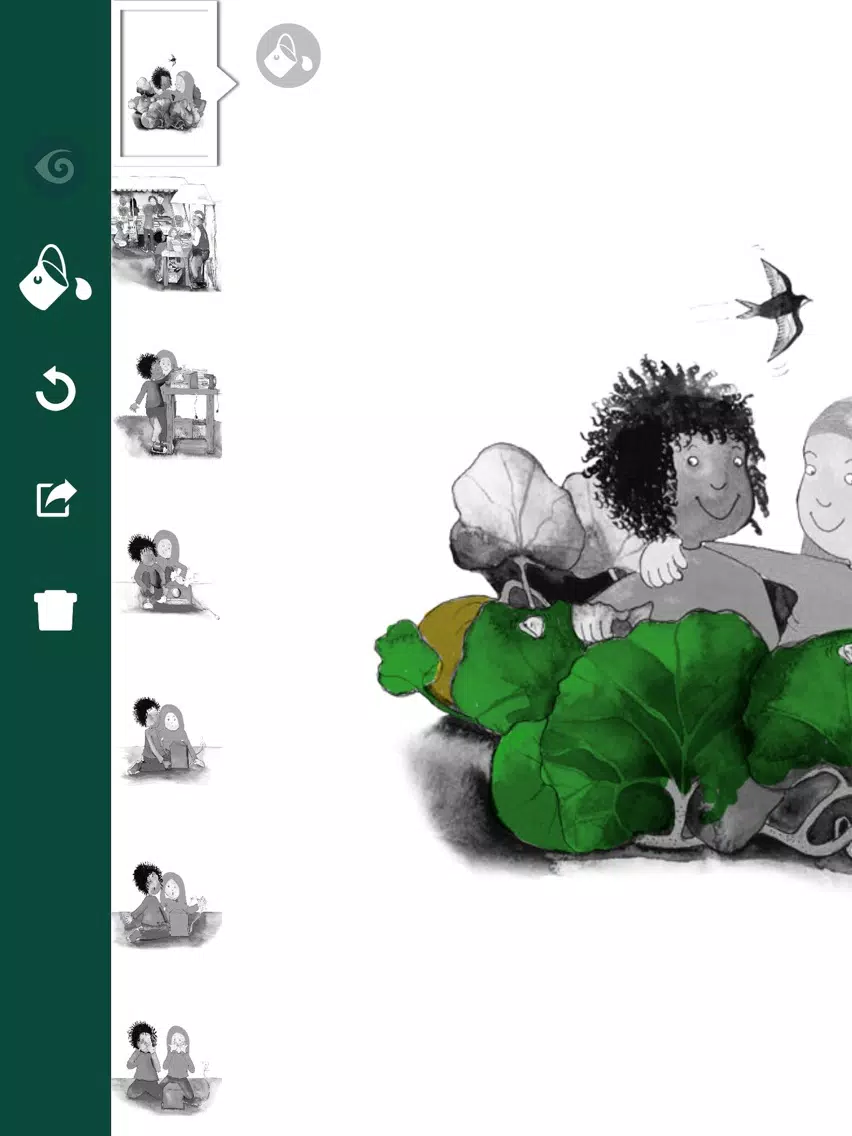 Milly, Molly & the Pumpkin Seeds (Simp. Chinese) iPad 应用截图