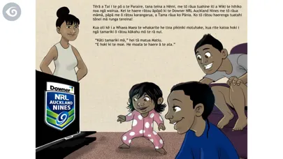 Capturas de pantalla de Te Rā Ngahau mō te Whānau i Runga Tereina