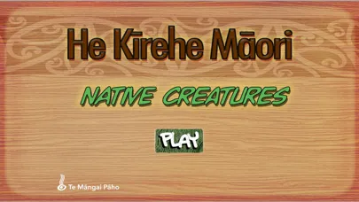 Tangkapan layar He Kīrehe Māori / Native Animals