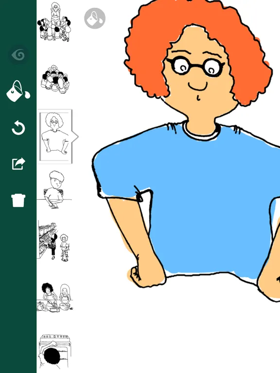 Tangkapan layar Ko Mere, ko Miro me te Tirewa iPad 
