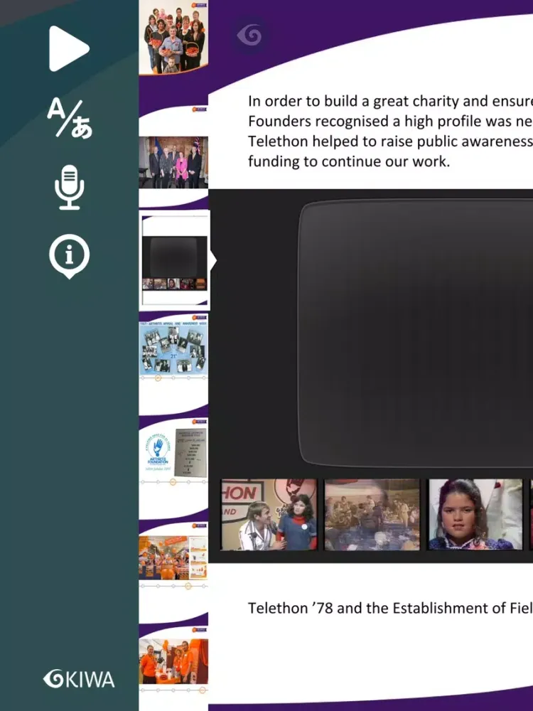 ภาพหน้าจอของ Arthritis NZ 1966-2016 iPad 