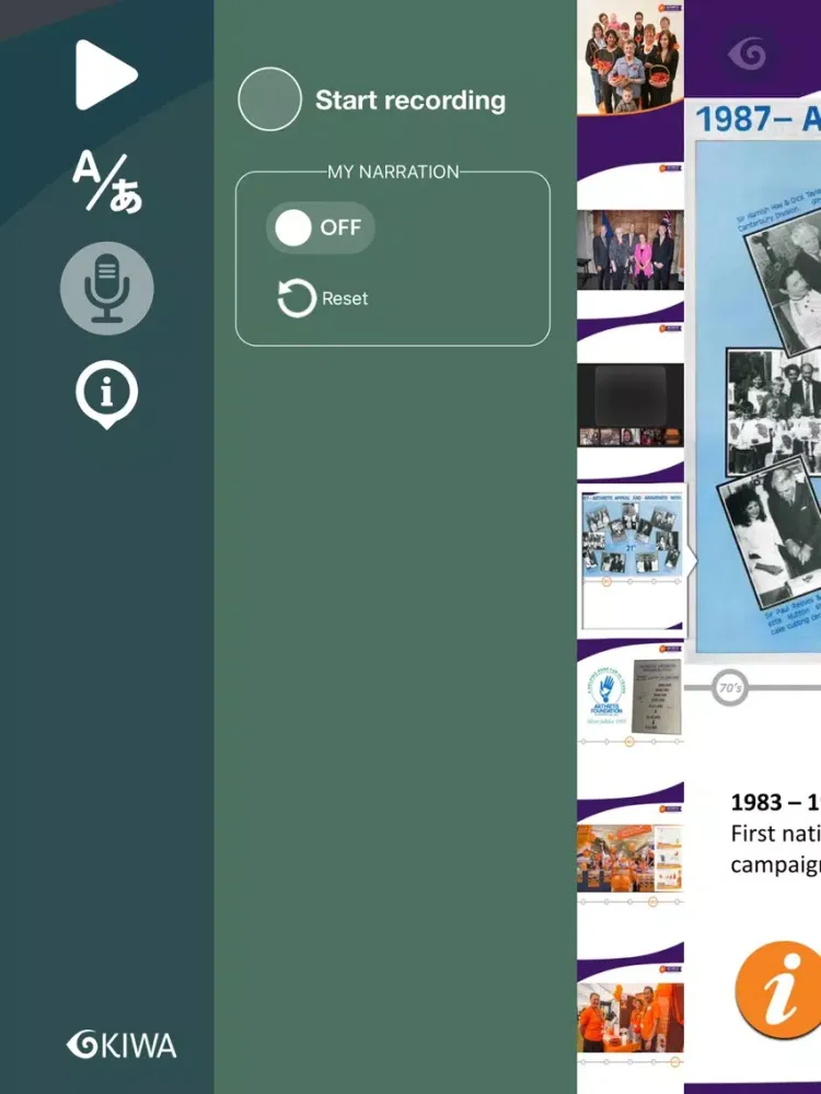 ภาพหน้าจอของ Arthritis NZ 1966-2016 iPad 