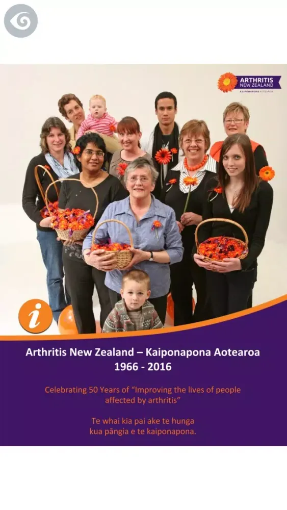 ภาพหน้าจอของ Arthritis NZ 1966-2016