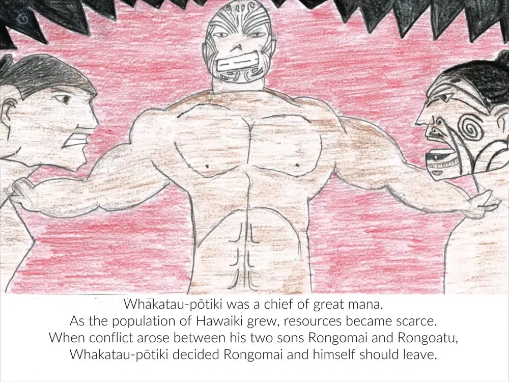 Captures d'écran de Whakatau-pōtiki: Te Haerenga iPad 
