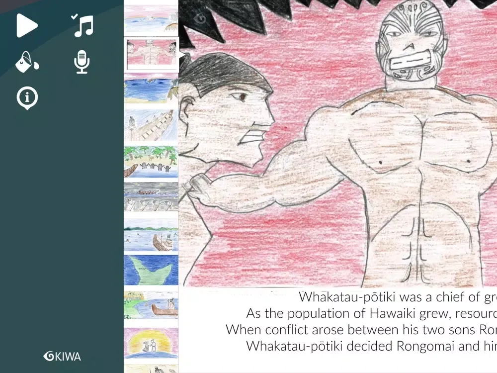 Captures d'écran de Whakatau-pōtiki: Te Haerenga iPad 
