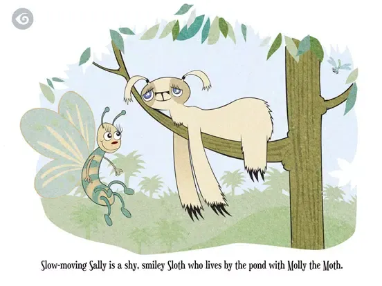 ภาพหน้าจอของ Sally Sloth Saves the Day iPad 