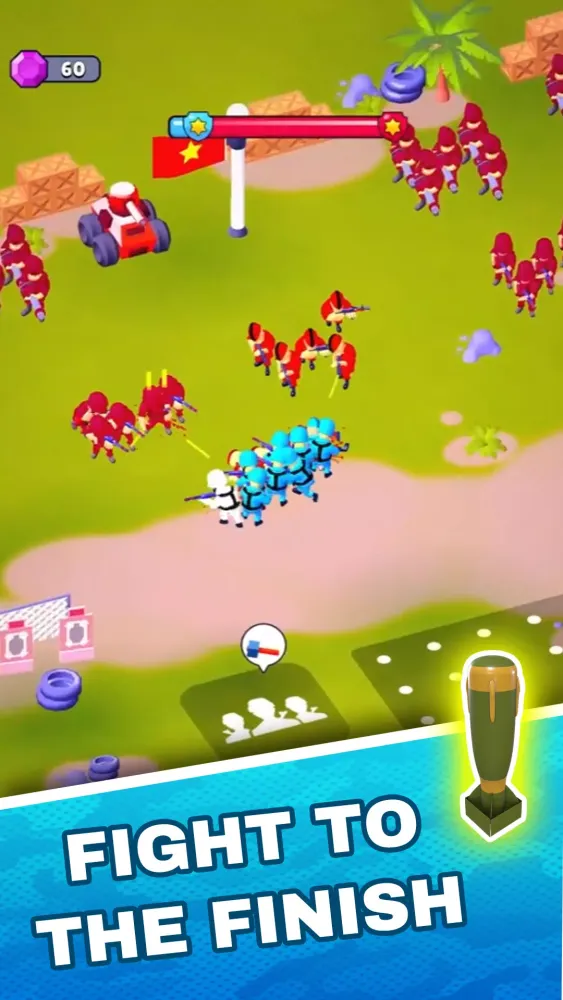 Capturas de tela do Idle War