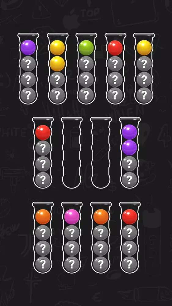 ภาพหน้าจอของ Color Ball Sort : Puzzle Game