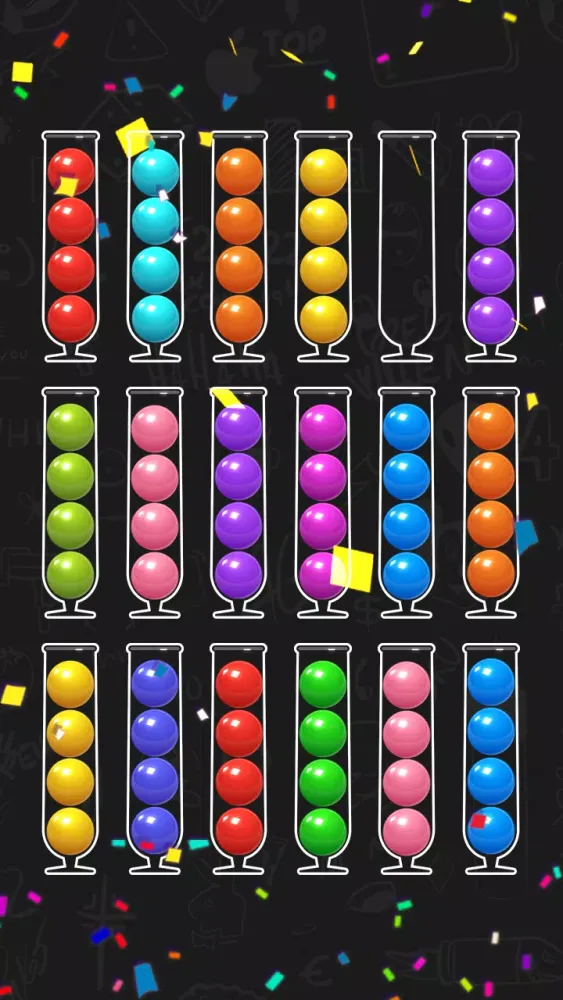 ภาพหน้าจอของ Color Ball Sort : Puzzle Game