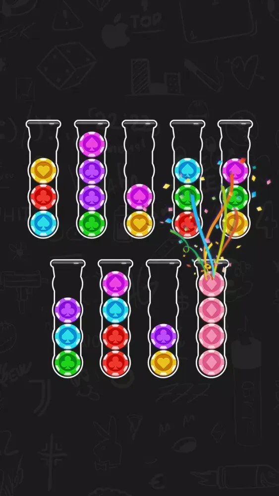 ภาพหน้าจอของ Color Ball Sort : Puzzle Game