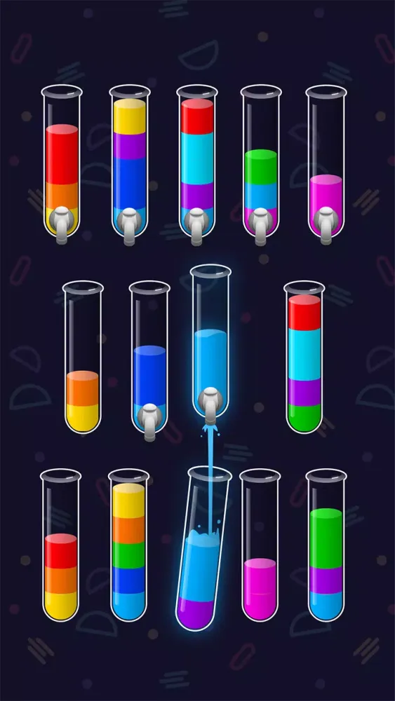 Color Water Sort : Puzzle Game 스크린샷