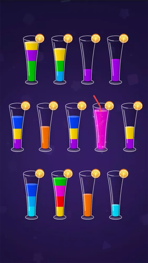 Color Water Sort : Puzzle Game 스크린샷