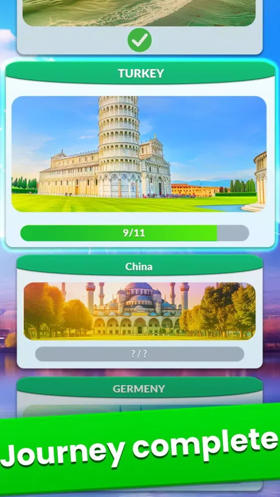 Capturas de tela do Word Search Trip