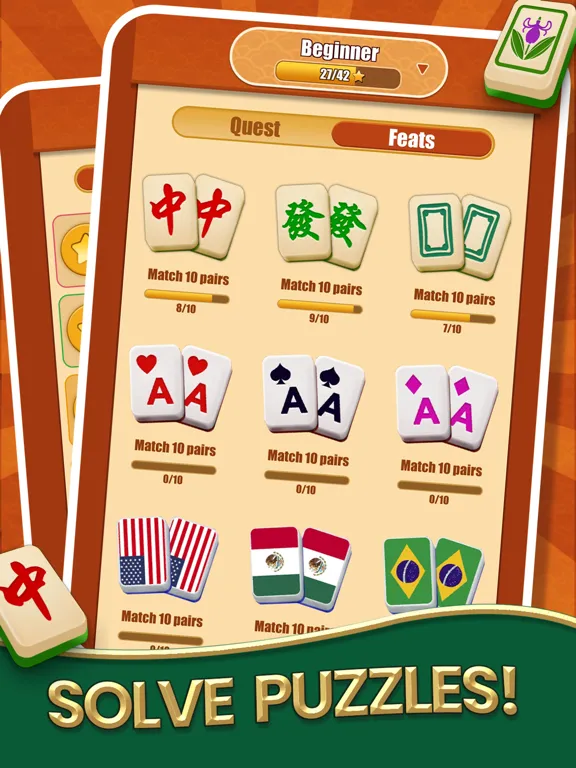 Mahjong Solitaire - Master iPad  스크린샷