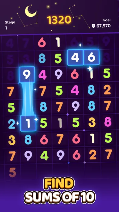 Tangkapan layar Number Master: Ten Pair Puzzle