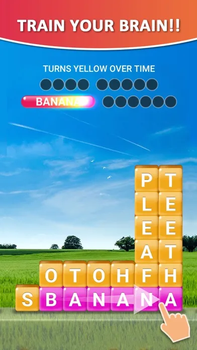 Captures d'écran de Word Rainbow Swipe