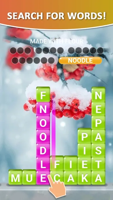 Captures d'écran de Word Rainbow Swipe