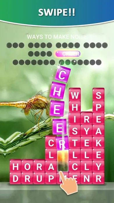 Captures d'écran de Word Rainbow Swipe