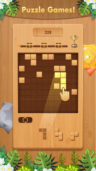 Ảnh chụp màn hình của Wooden Block Blast