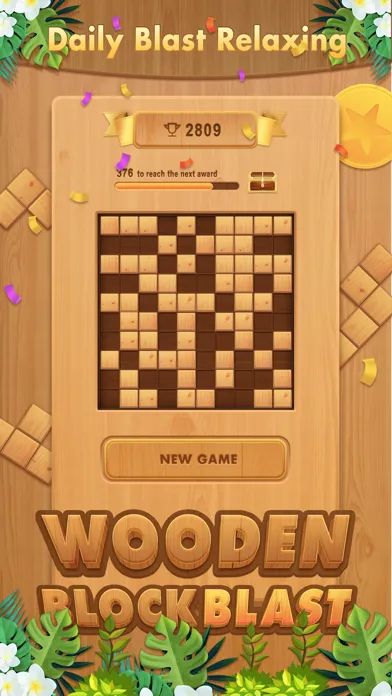 Ảnh chụp màn hình của Wooden Block Blast