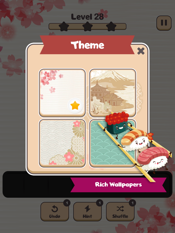 Sushi Tile Match iPad  স্ক্রিনশট