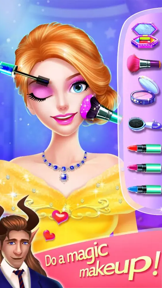 Tangkapan layar Makeup Princess: Dressup Salon