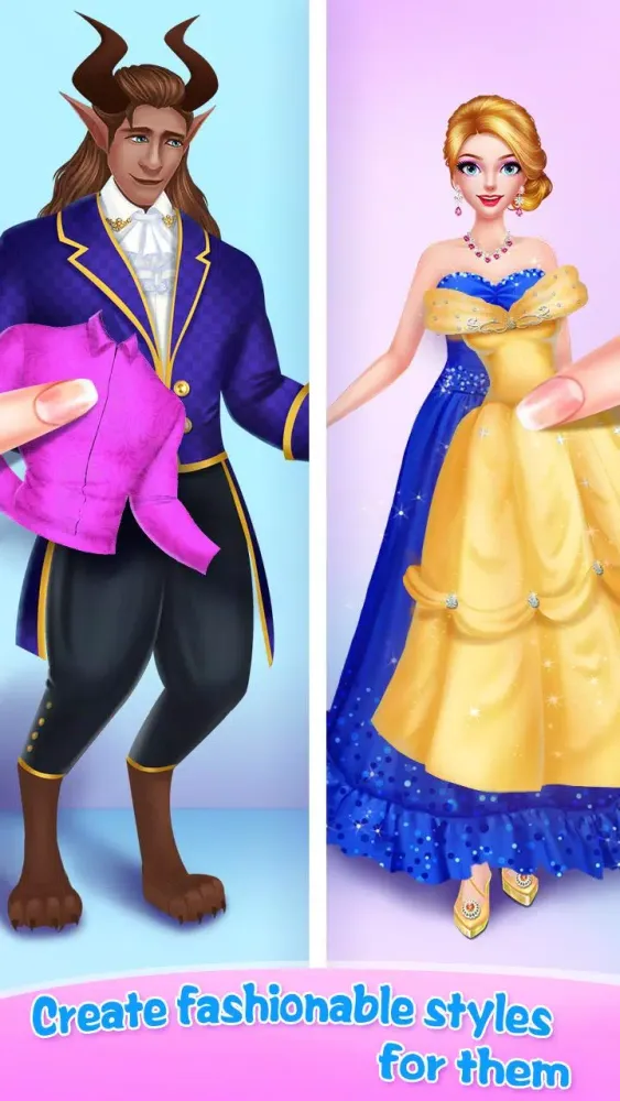 Tangkapan layar Makeup Princess: Dressup Salon