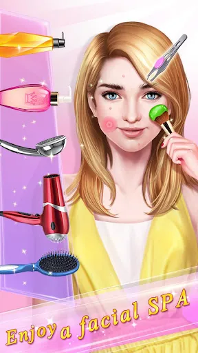 Capturas de tela do Makeup Cover Star: fashion diy