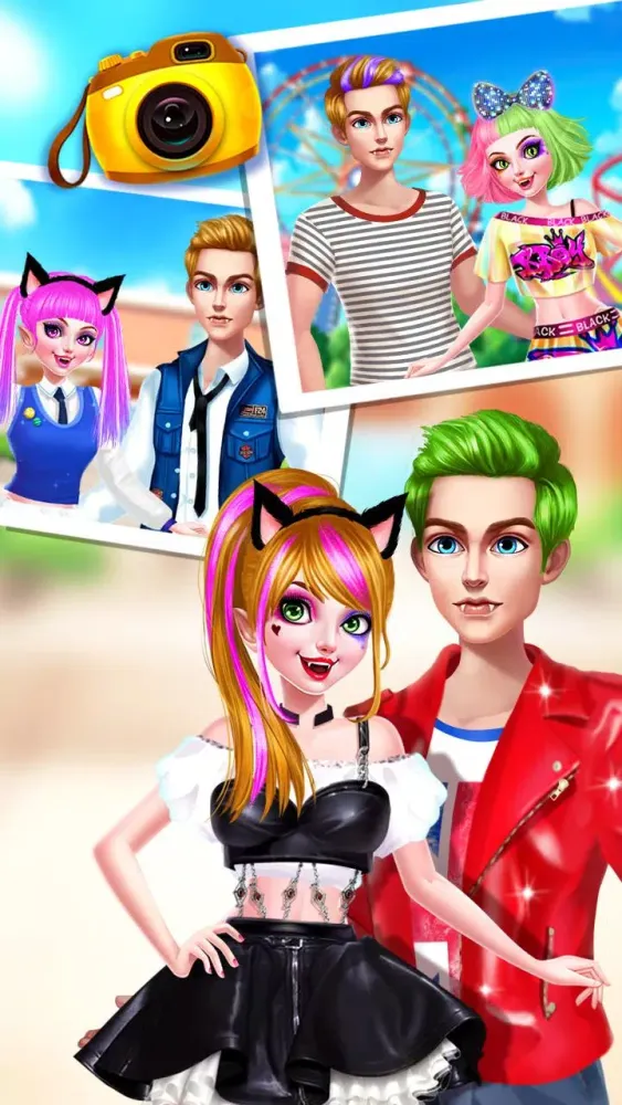 Tangkapan skrin Vampire Girl Dress Up