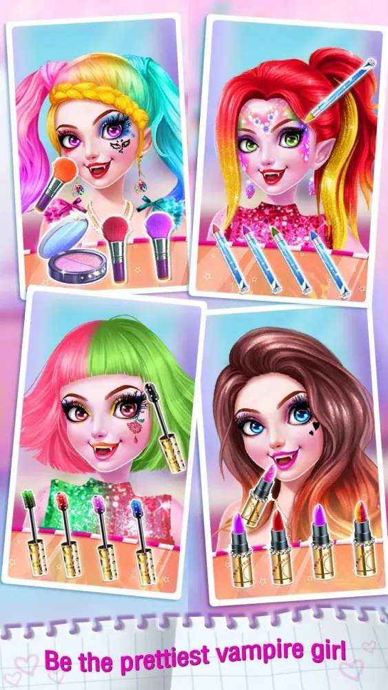 Tangkapan skrin Vampire Girl Dress Up
