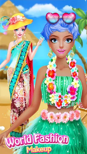 World Princesses Makeup Travel Screenshots
