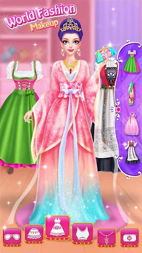 World Princesses Makeup Travel Screenshots