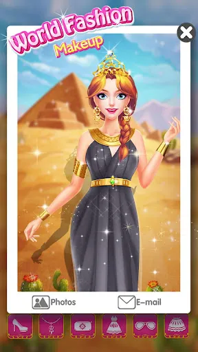 World Princesses Makeup Travel Screenshots