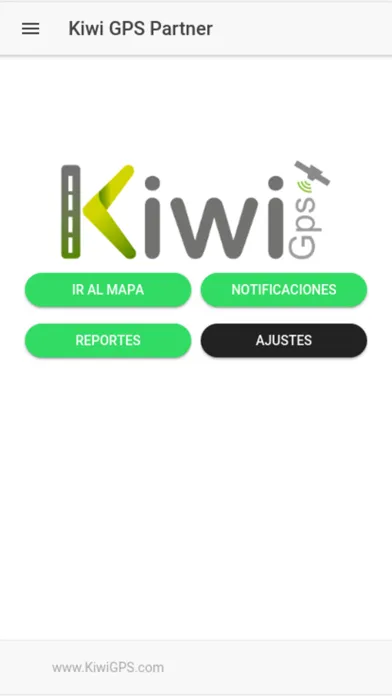 Tangkapan skrin Kiwi GPS Partner