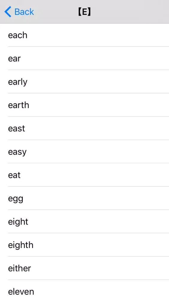PETS公共英语一级大纲英语单词－大学英语 Screenshots