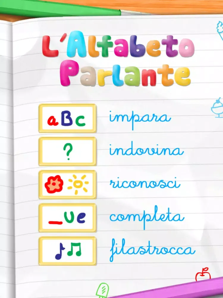 The Italian Talking Alphabet iPad  スクリーンショット