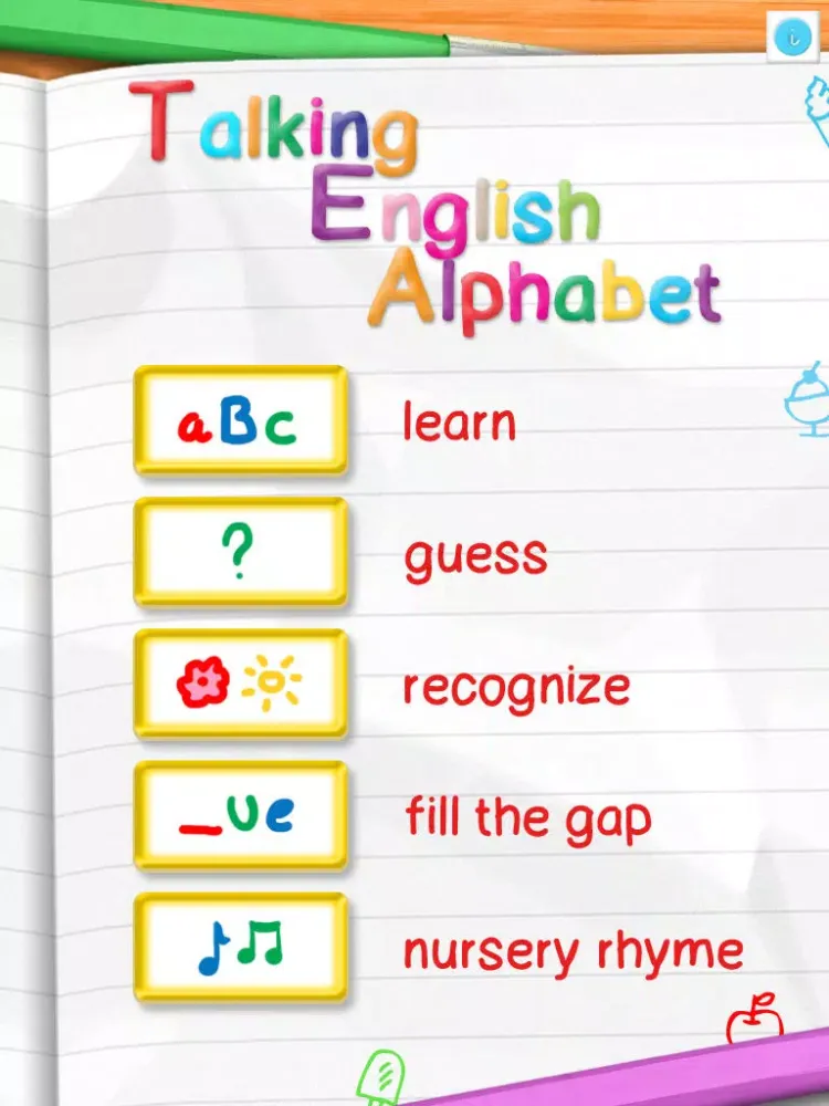 Скриншоты Talking English Alphabet Free iPad 