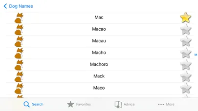 Dog Names HD Screenshots