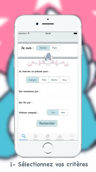 Voter le prénom de bébé应用截图