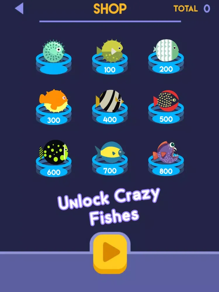 Capturas de tela do Fishy Rides - One Tap Fun iPad 